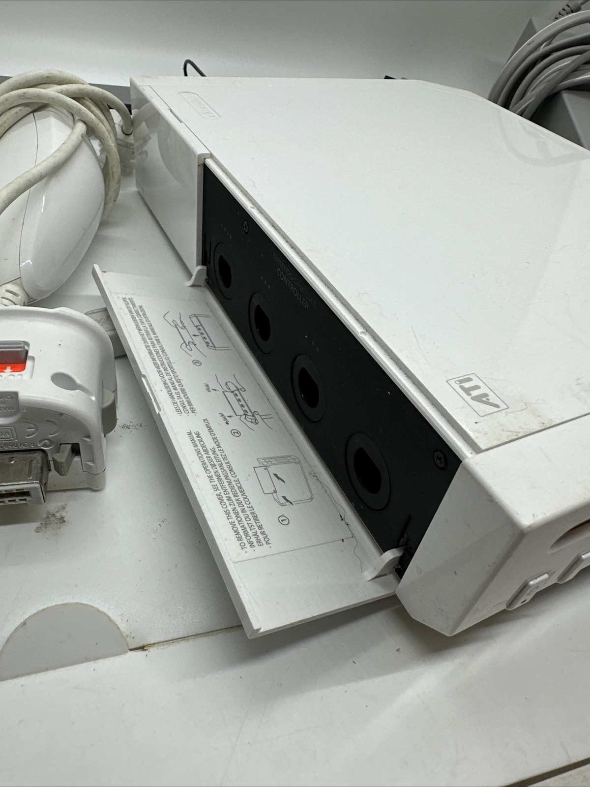 Nintendo Wii Console Motion Plus Bundle RVL-001 GameCube Console *TESTED*