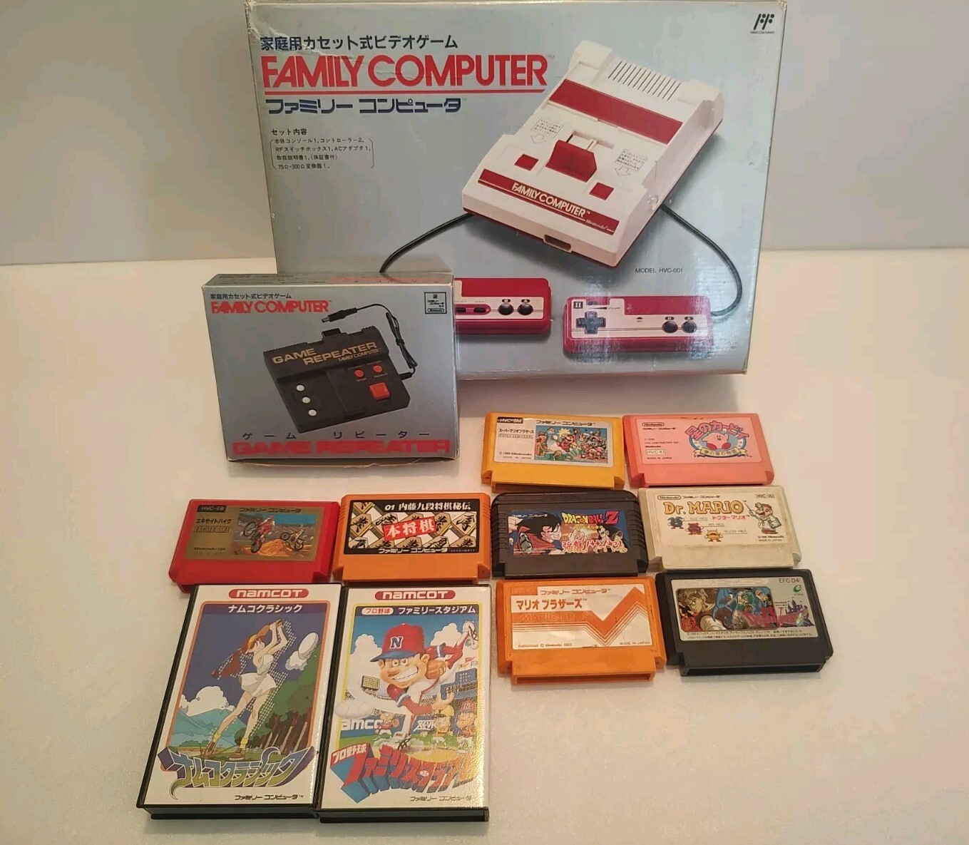 Famicom Console System HVC-001 Nintendo FC Repeater Bundle Japan Ver. US Seller