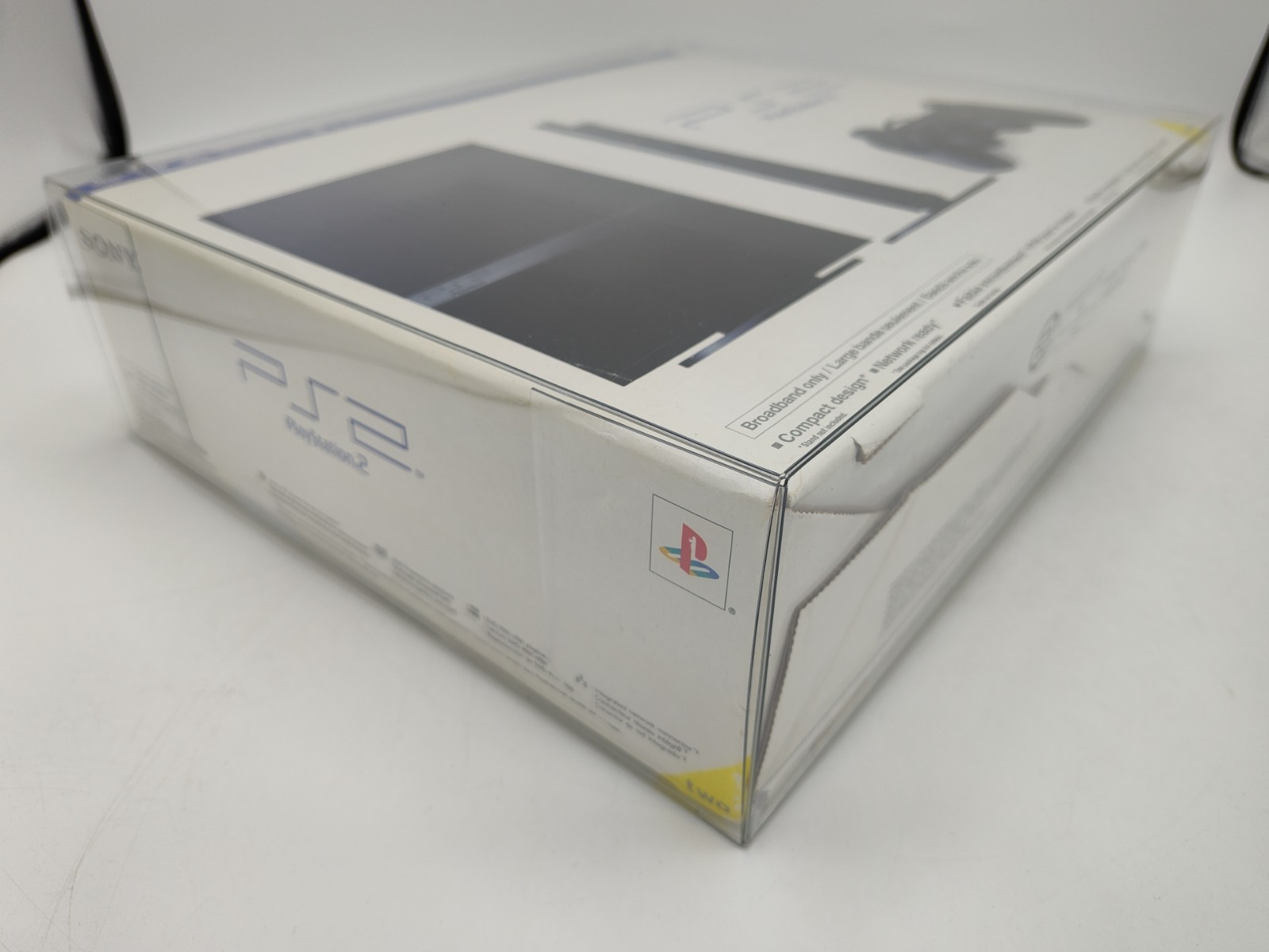 Sony Playstation 2 Console Slim SCPH-77001 Box ONLY + Cardboard + Case Protector
