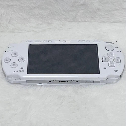 Sony PSP 2000 White Japan Console Tested Works PlayStation Portable Handheld