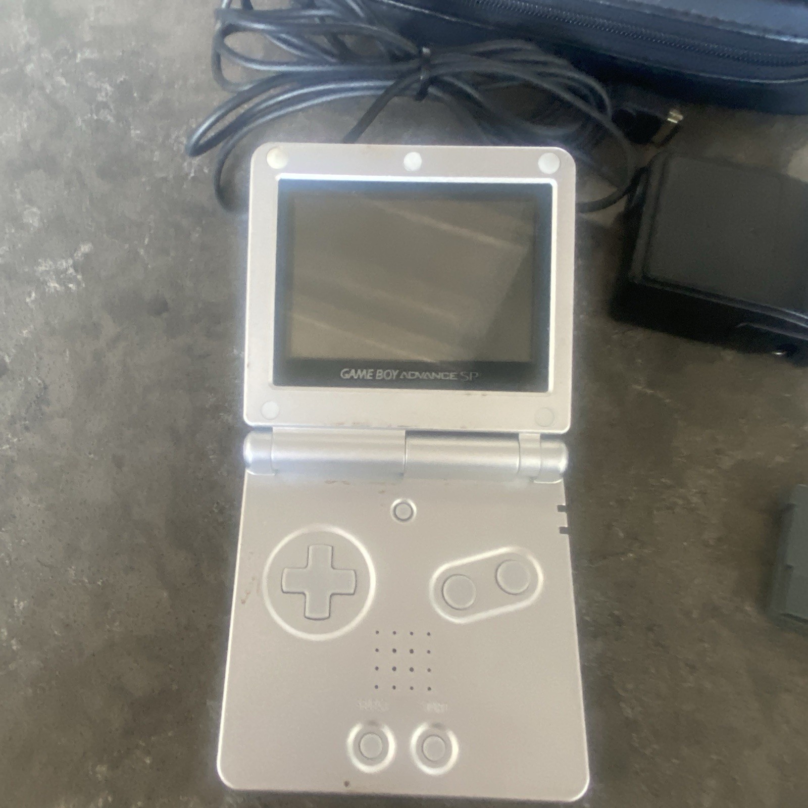 GameBoy Advance SP Console Snood Bundle Game + Charger + Case + Cartridge AGS001