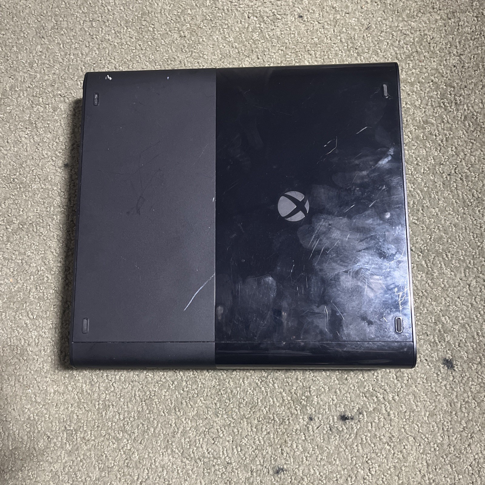 Microsoft Xbox 360 E Console Only Black System Tested & Working w/ 250GB HDD