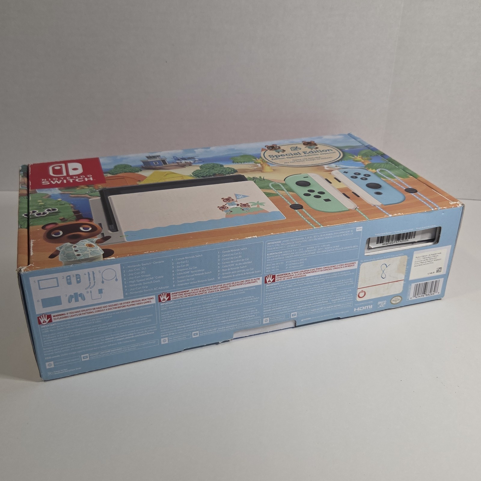 Nintendo Switch Animal Crossing Horizons Edition Console HAC-001 – Factory Reset