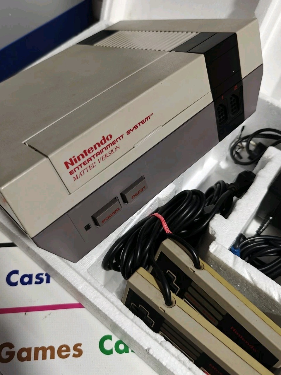 NINTENDO NES CONTROL DECK MATTEL CONSOLE RARE IN BOX FIRST VERSION