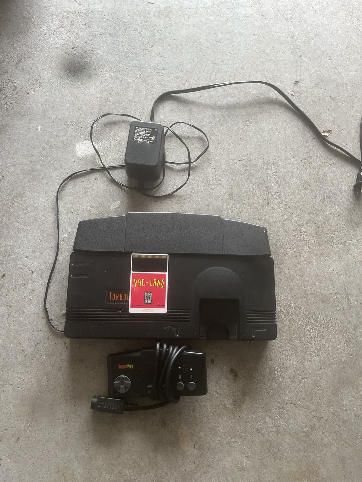 turbo graphx 16 console With Pac-Man Game. Buyer Need To Purchase Ac Adapter