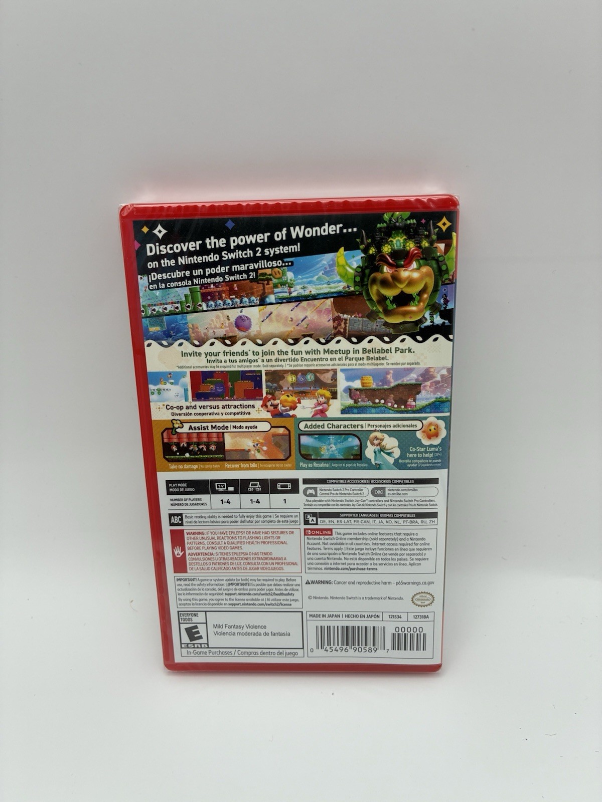 Nintendo Switch 2 Console with Super Mario Bros Wonder Brand New Sealed