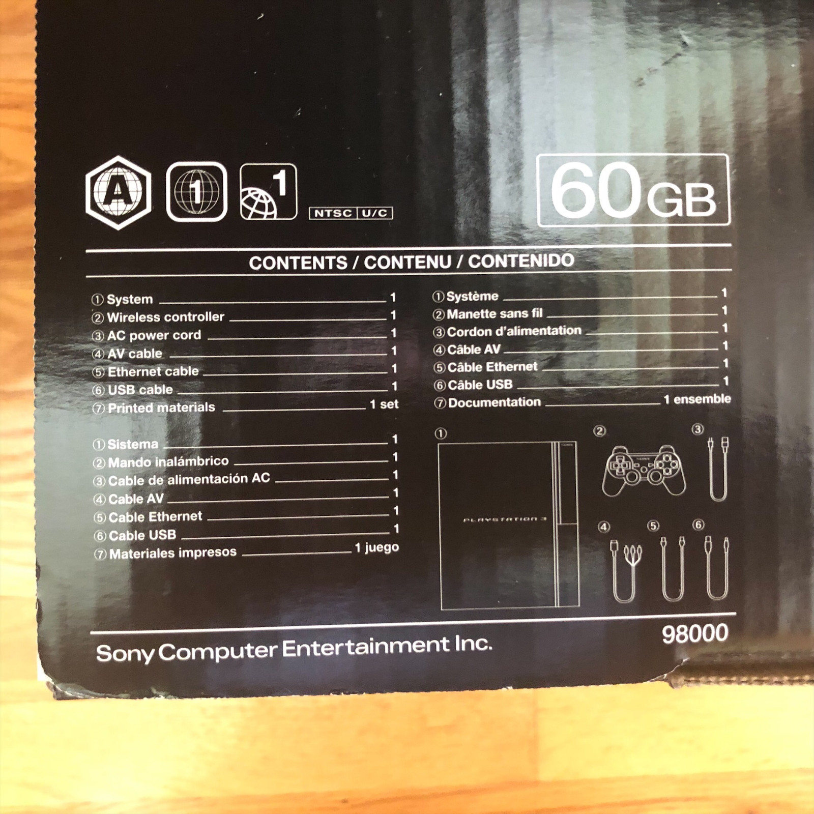 Sony PlayStation 3 60GB Console 💥🔥 CECHA01 Backwards Compatible PS1 PS2 PS3