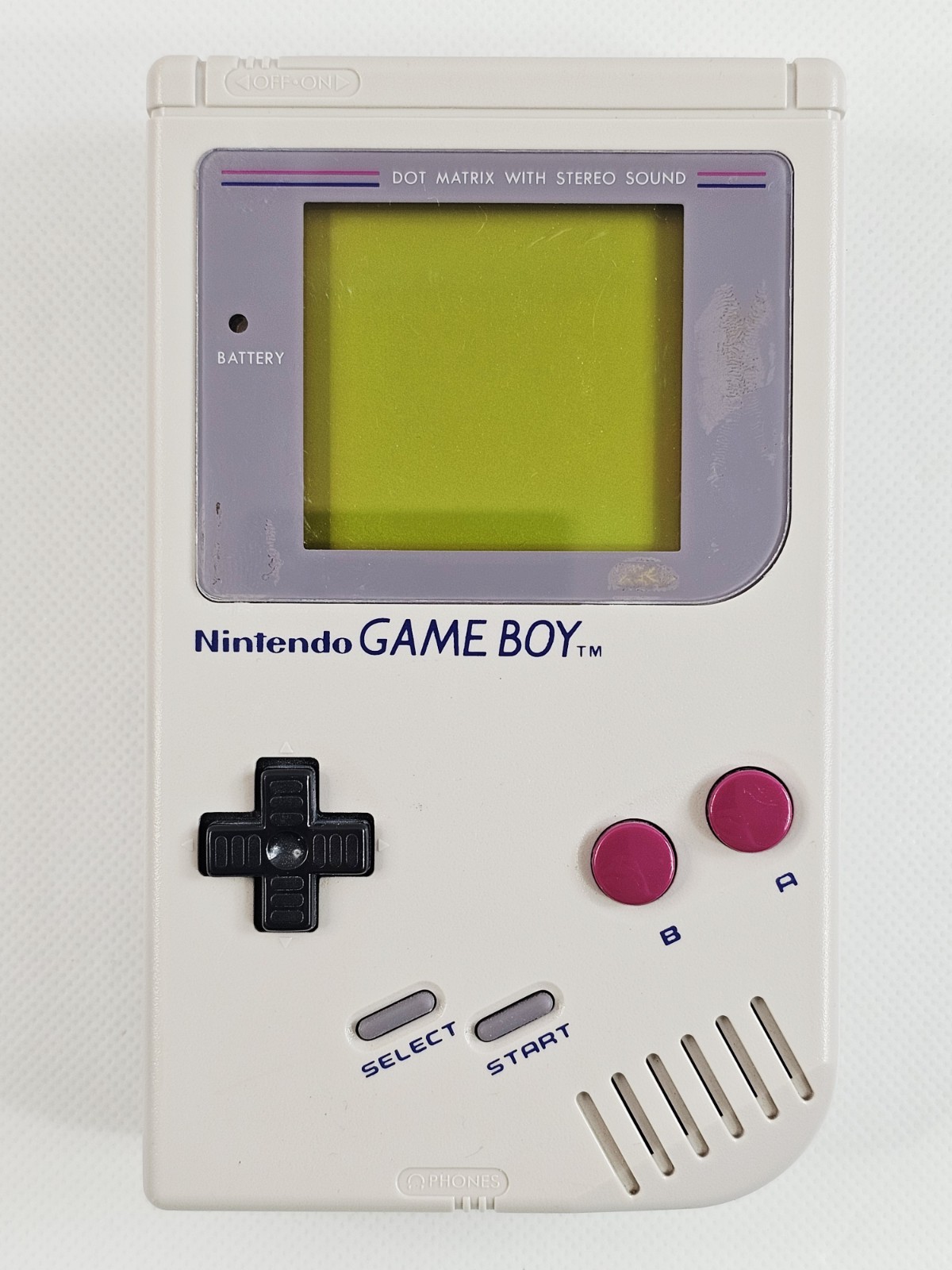 Original Game Boy DMG-01 Console Handheld w/ Tetris Box Manuals Tested Works