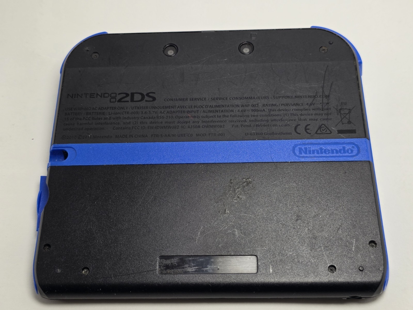 Nintendo 2DS Bundle Pink & Black Blue + Case, Game, Charger EU – Works