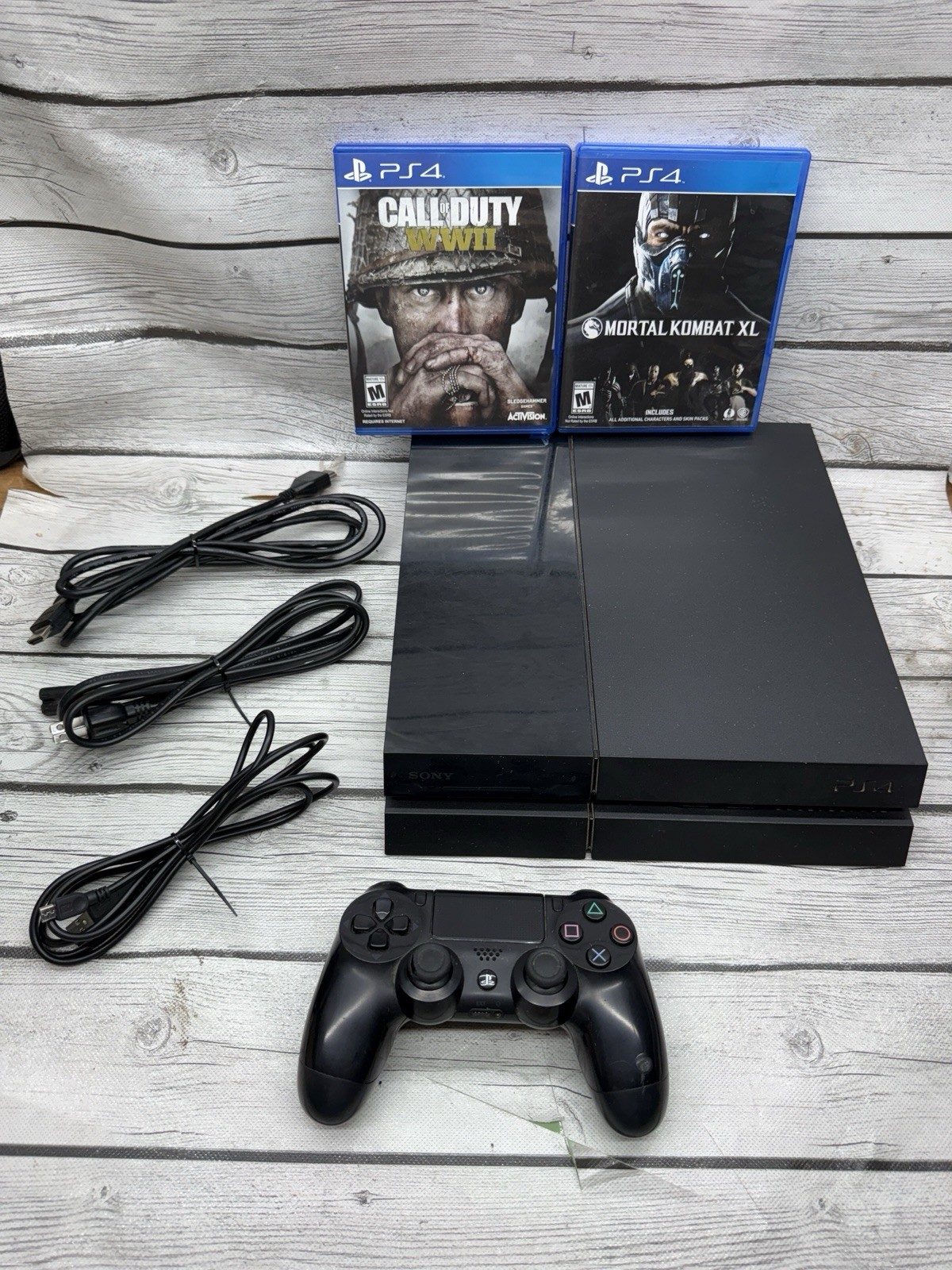 Sony PlayStation 4 Slim 500GB Home Console – Black Sony Controller 2 Games