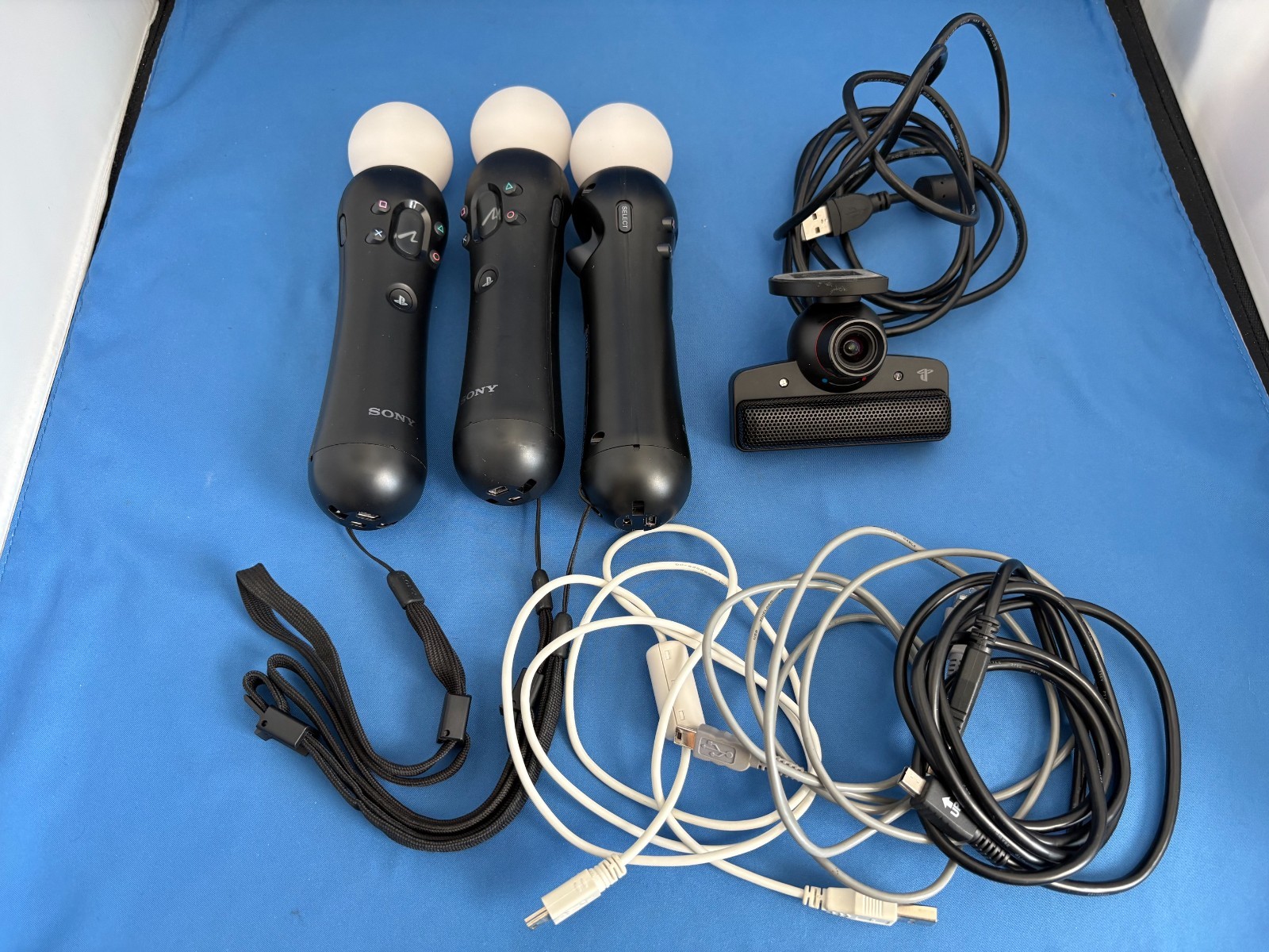 SONY PlayStation 3 PS3 Motion Controller Eye Camera Lot CECH-ZCM1U