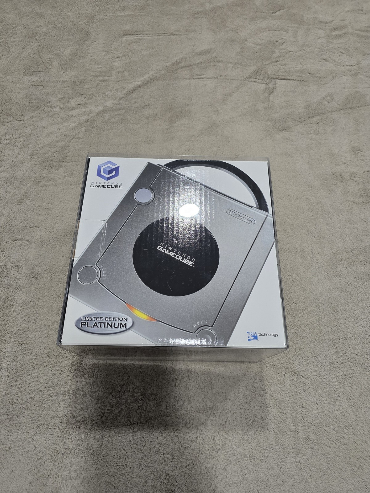 Nintendo Gamecube Limited Edition Platinum Complete in Box, MINTY, COLLECTIBLE