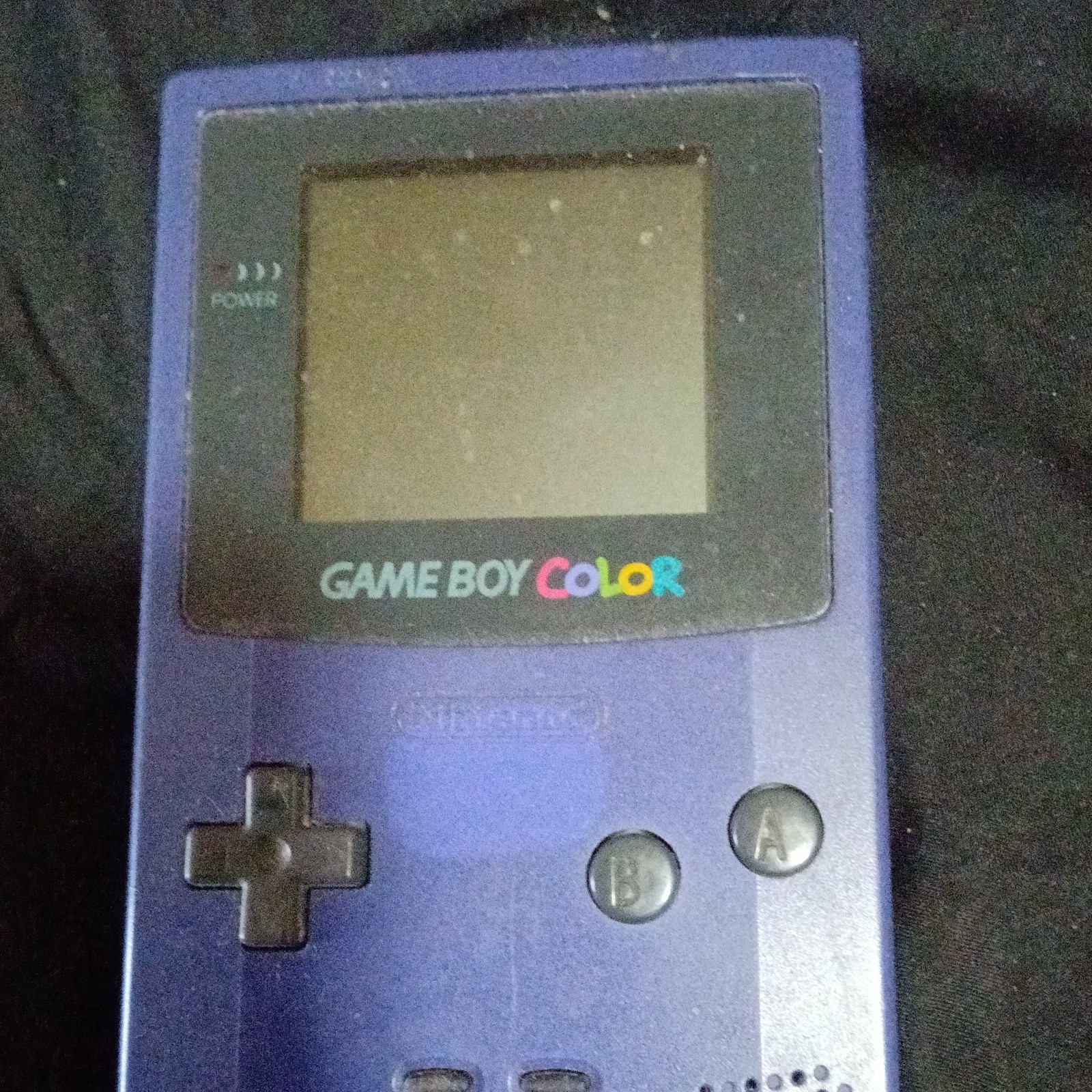 Nintendo Game Boy Color Handheld System Console Purple w/ Headphone Jack