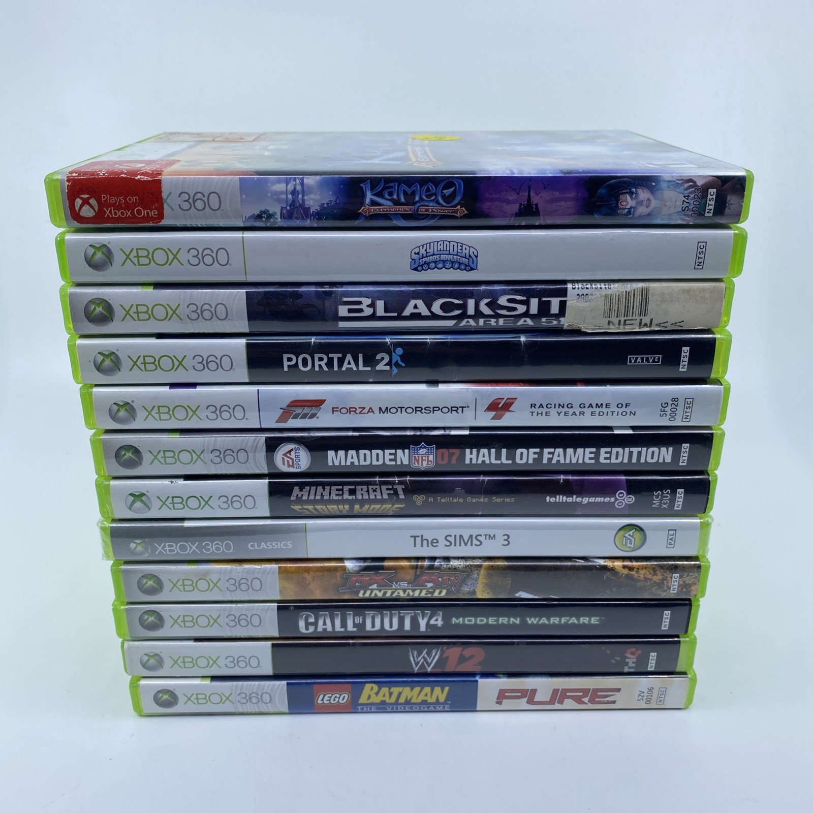 Microsoft Xbox 360 20GB Console System Tested & Working + Controllers + 12 Games