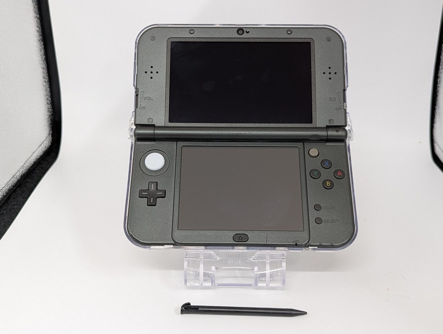 B6954 Nintendo new 3DS LL XL console Metallic Black Japan w/box pen manual