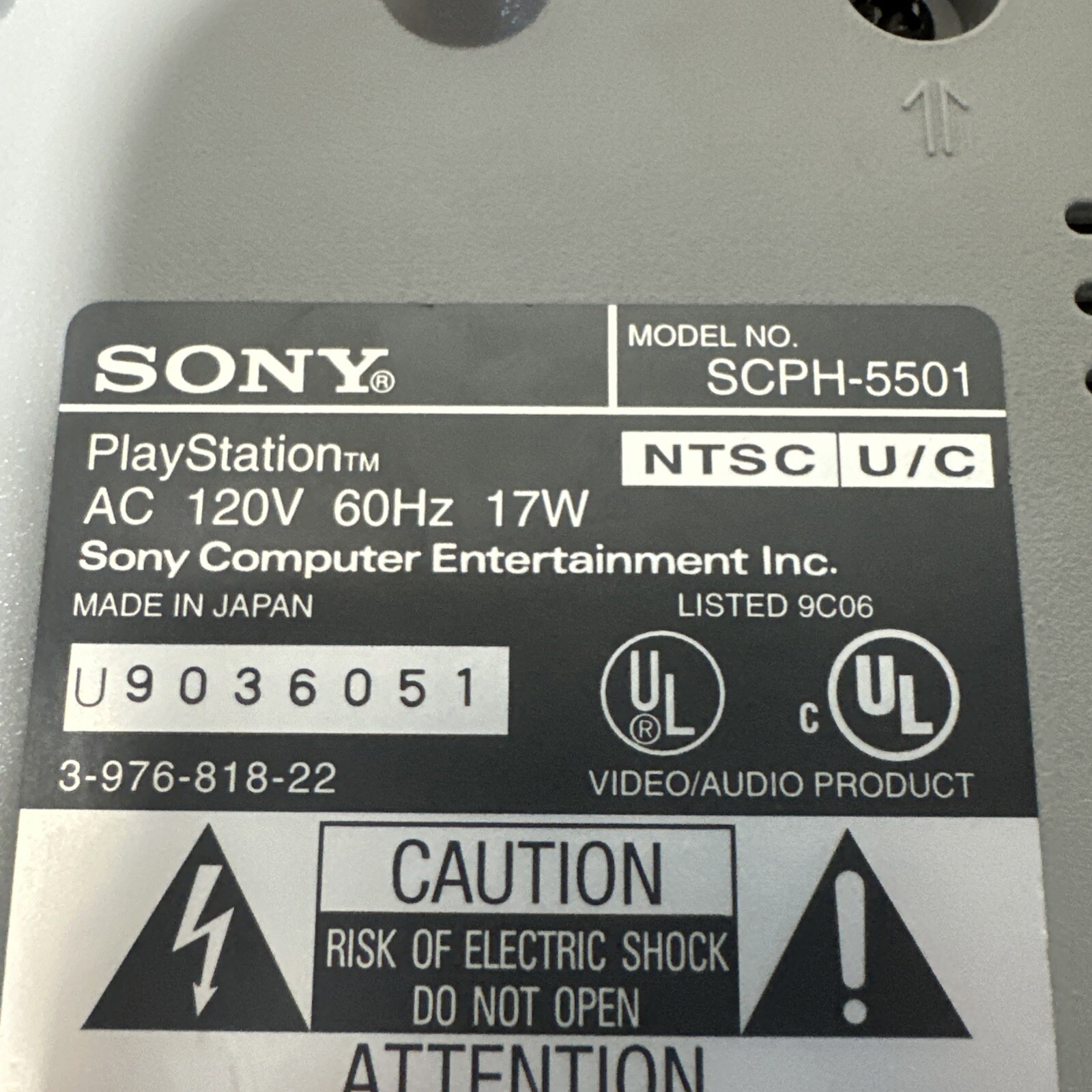 Sony PlayStation 1 SCPH-5501 Console / 1 Controller With Original Box