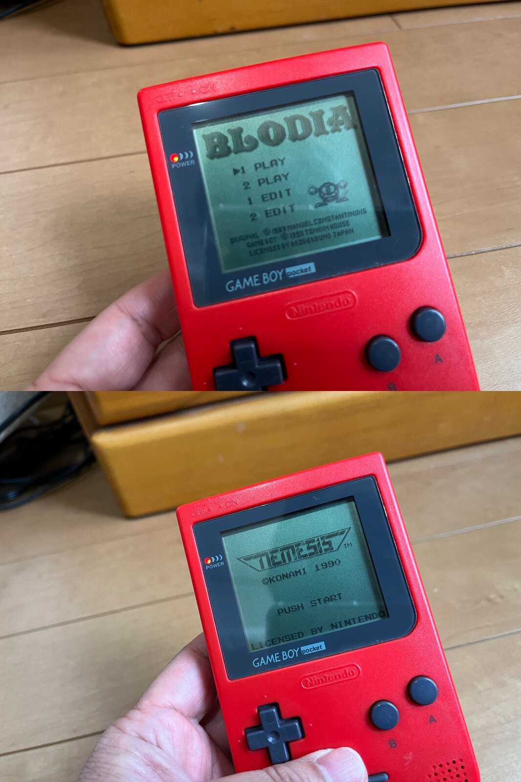 GameBoy Pocket console Red Original Color with BOX and Manual GB