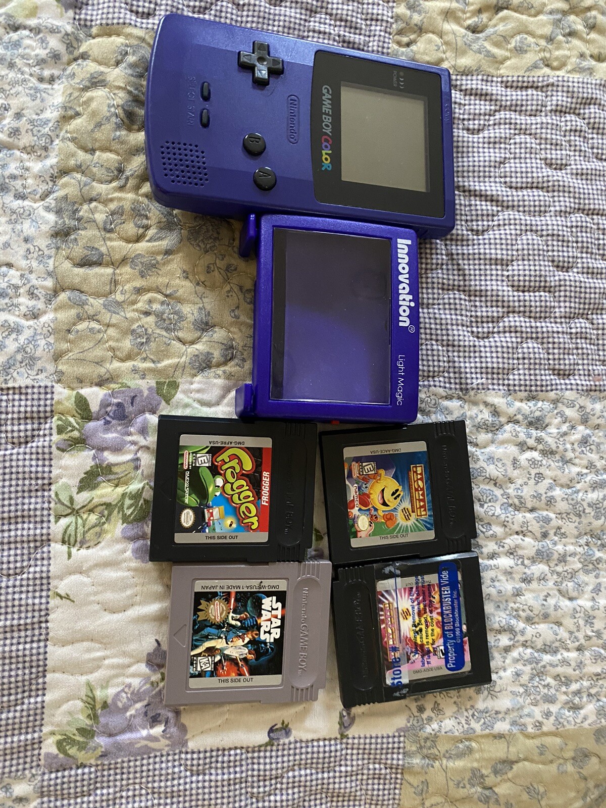 Nintendo Game Boy Color Grape Handheld System