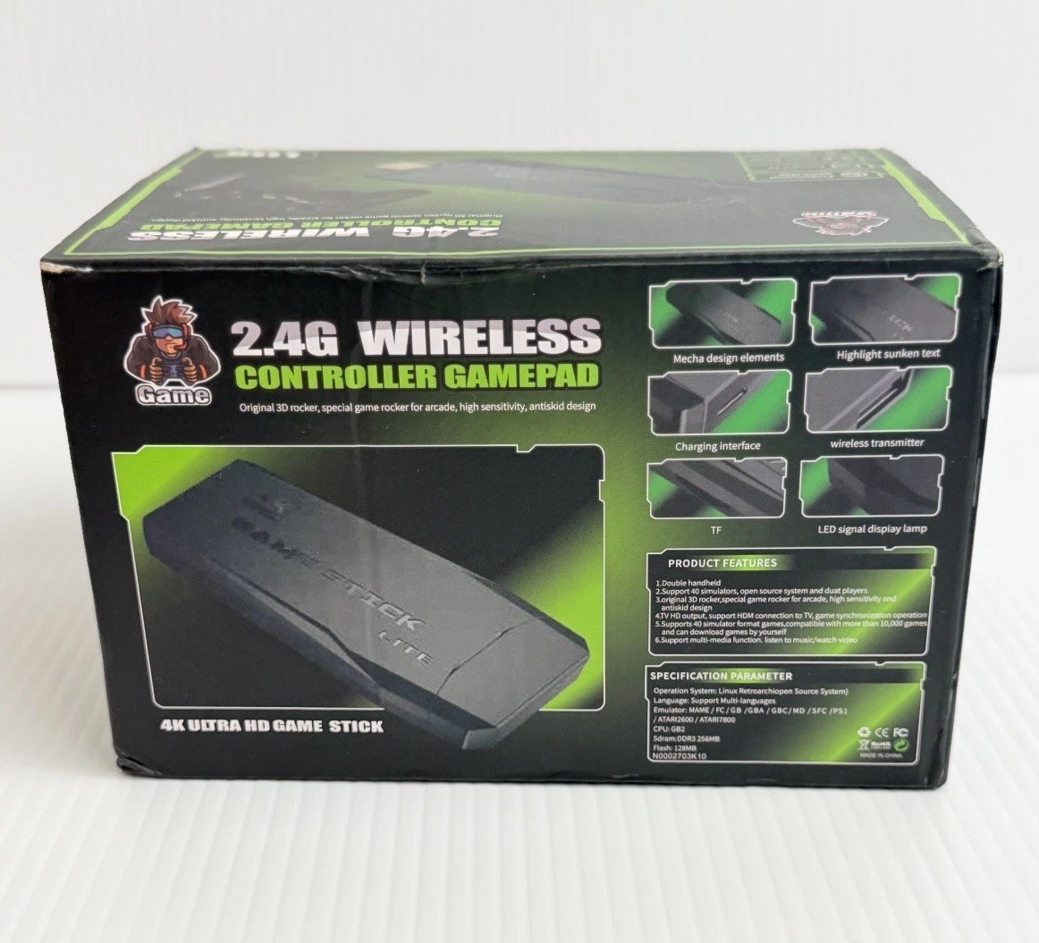 2.4G Wireless Controller Gamepad Lite 4K Ultra HD Game Stick Set