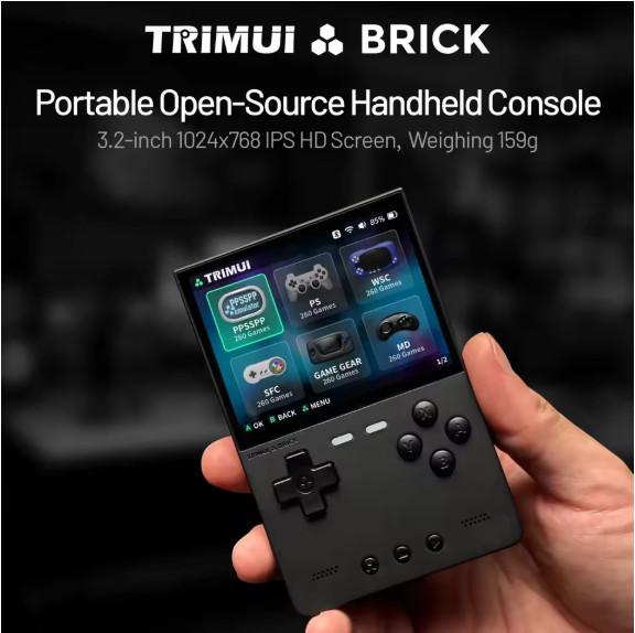 TRIMUI BRICK Handheld Game Console 3.2” IPS Screen Linux System