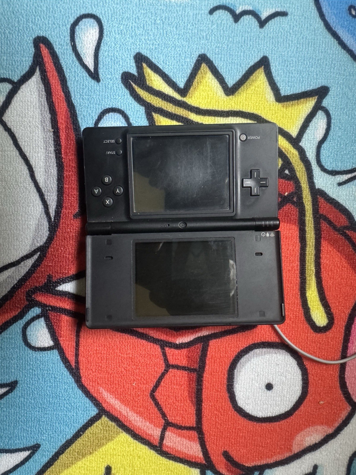 Nintendo DS Lite Handheld System Console Lot of 2 Red & Black Headphone Jack