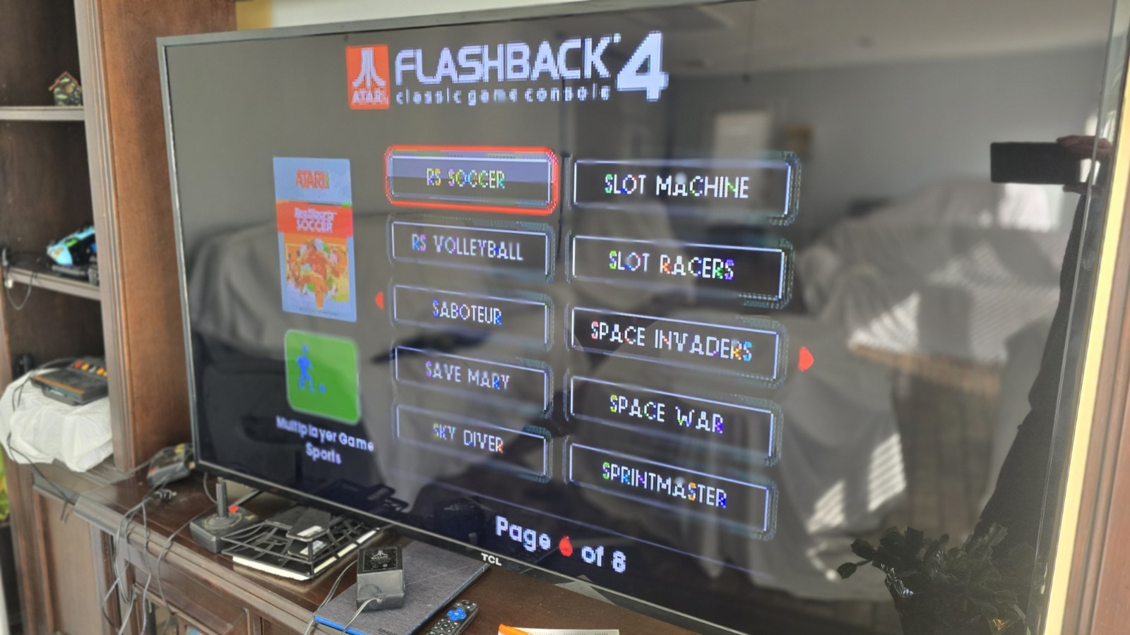 Atari – Flashback 4 classic Game Console Tested & Works Yar’s Revenge Centipede