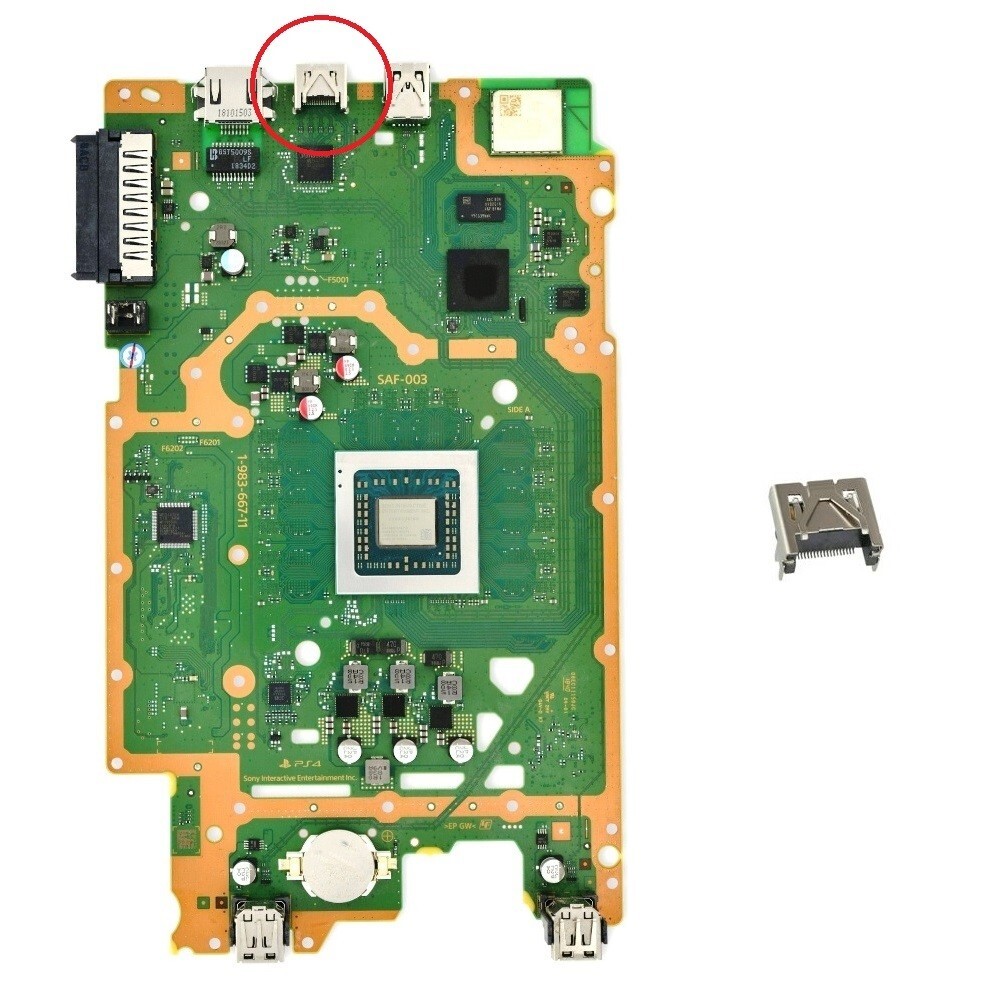 PlayStation 4 Slim (Model: CUH-2015A/2115B/2215B) HDMI Port Replacement Service