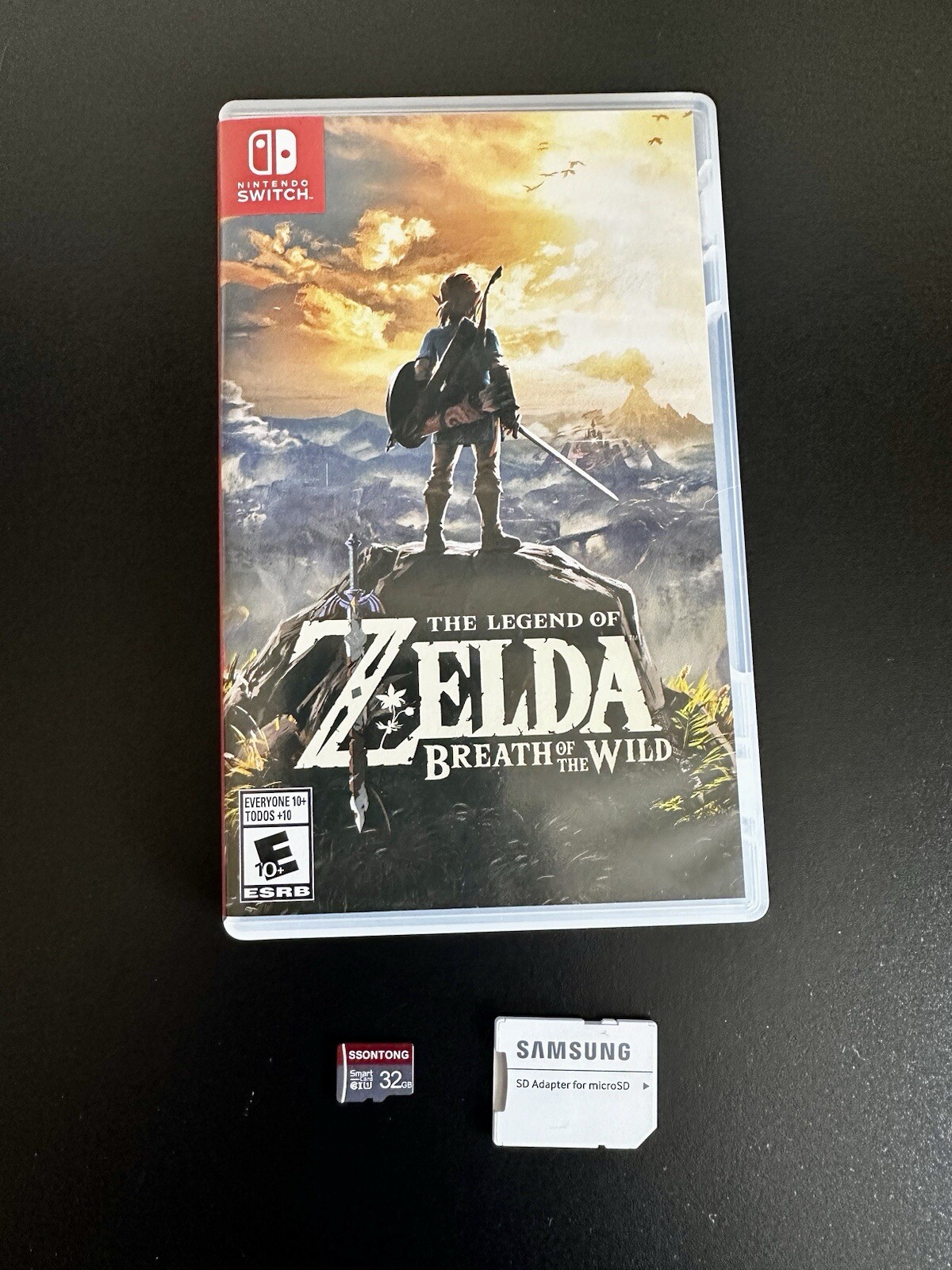 Nintendo Switch Lite Gray With Zelda Breath Of The Wild And 32GB SD Card