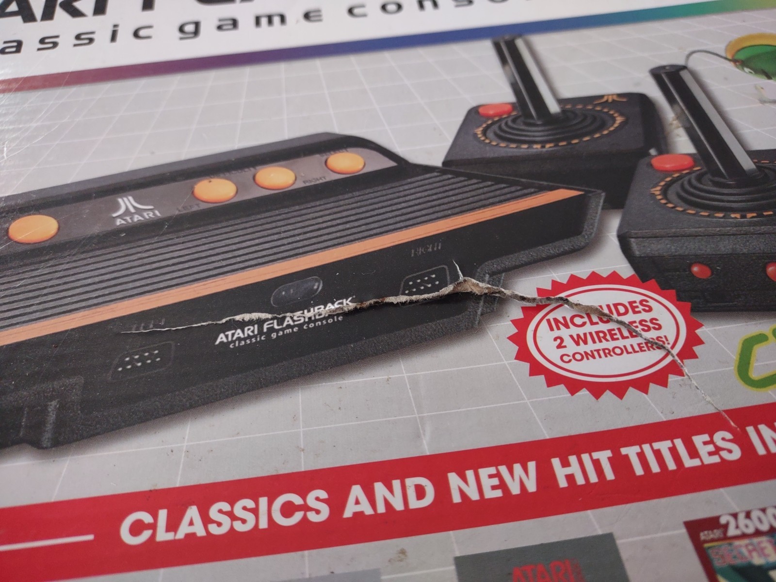 Atari Flashback 7 Classic Game Console – Black/Orange