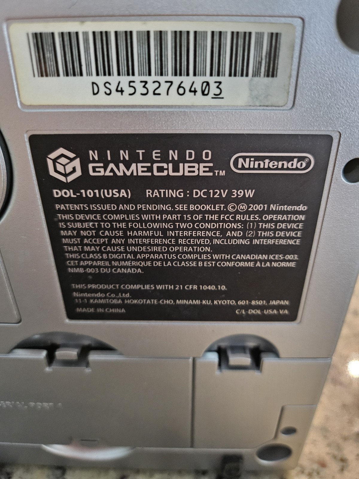 Nintendo GameCube Platinum Console Bundle With Crash Nitro Kart Great Condition