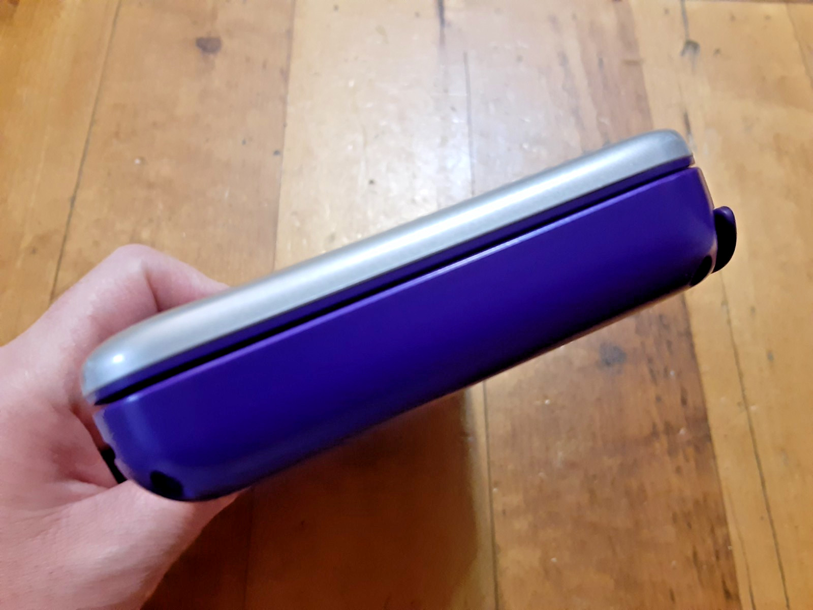 Nintendo 2DS XL Purple/Silver Console W/ 3 Games, Charger, Stylus, MicroSD Card