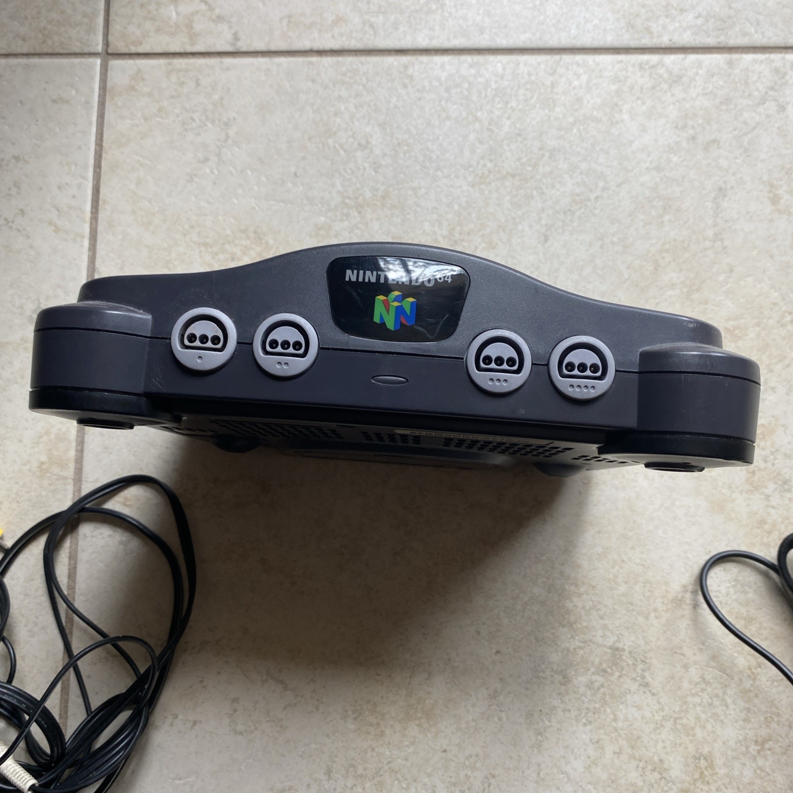 Nintendo N64 Console bundle NUS-001 Gray With 2 games & controller