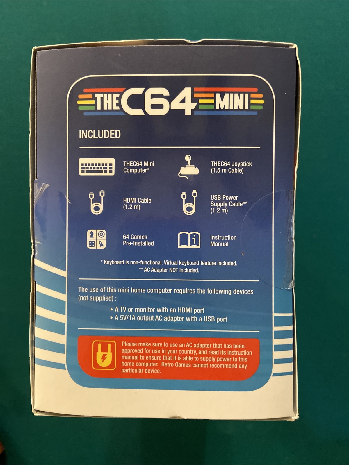 COMMODORE 64 Mini C64 – 100% NEW & Sealed