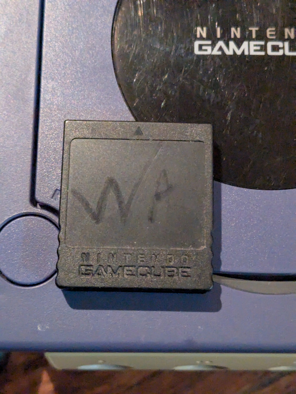 Nintendo GameCube DOL-001 System – Indigo – Memory Card HDMI Cords Controller