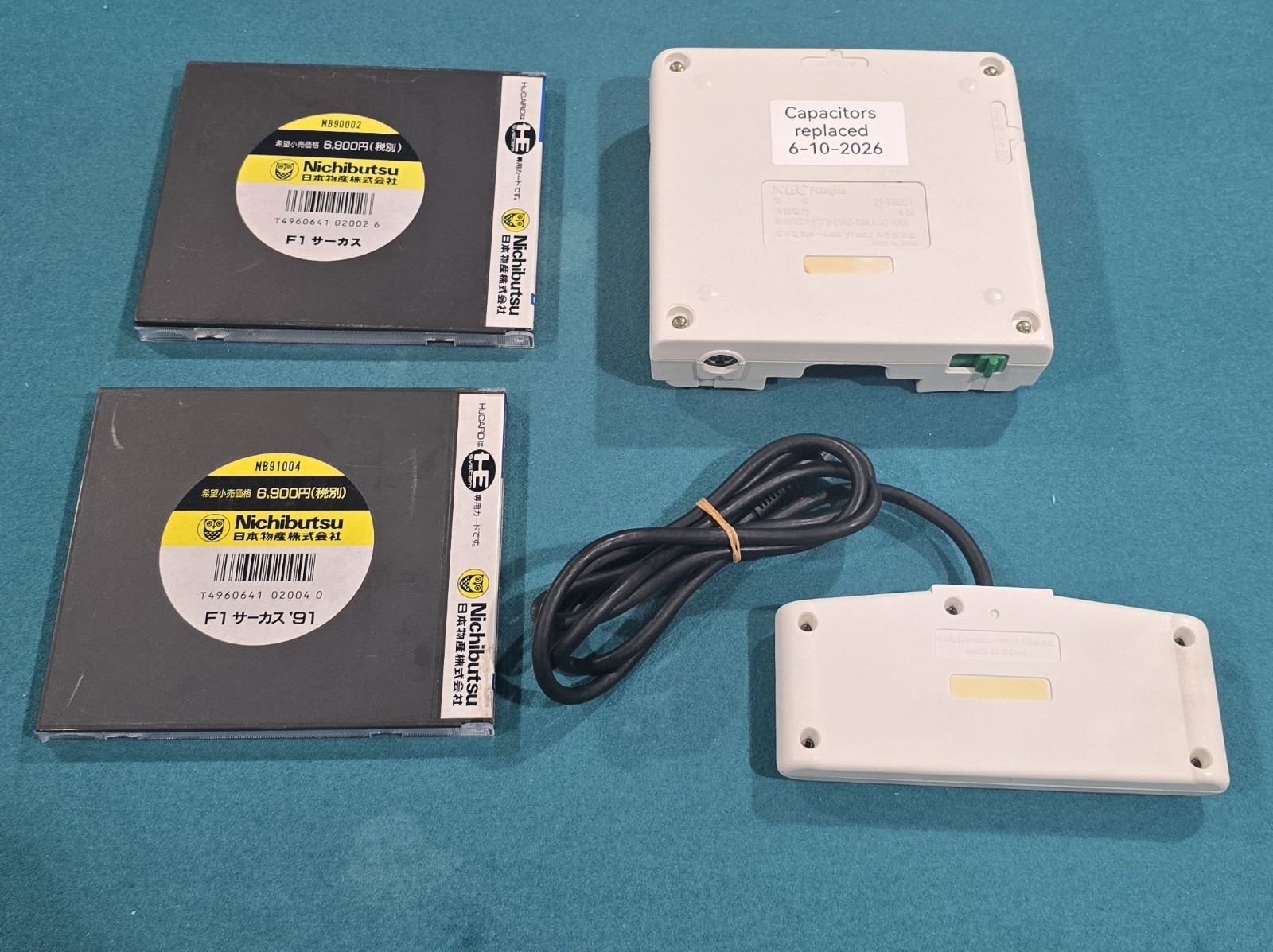 PC Engine – Turbografx ALL NEW QUALITY CAPACITORS, SUPER CLEAN! U.S. seller 🔥