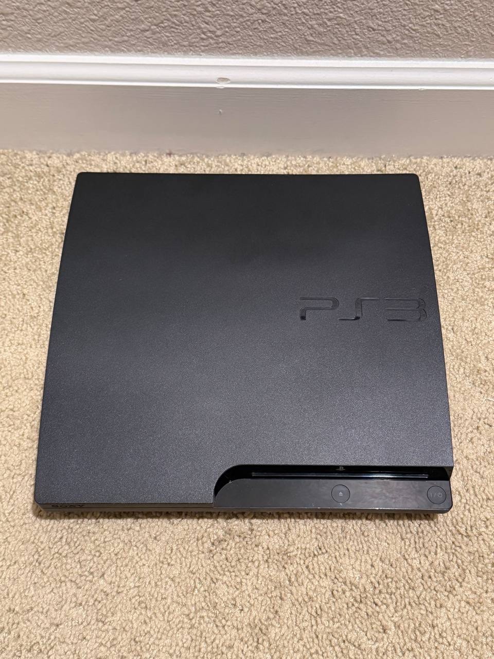 Sony PlayStation 3 PS3 Slim CECH-3001A Console For Parts Read No Power On