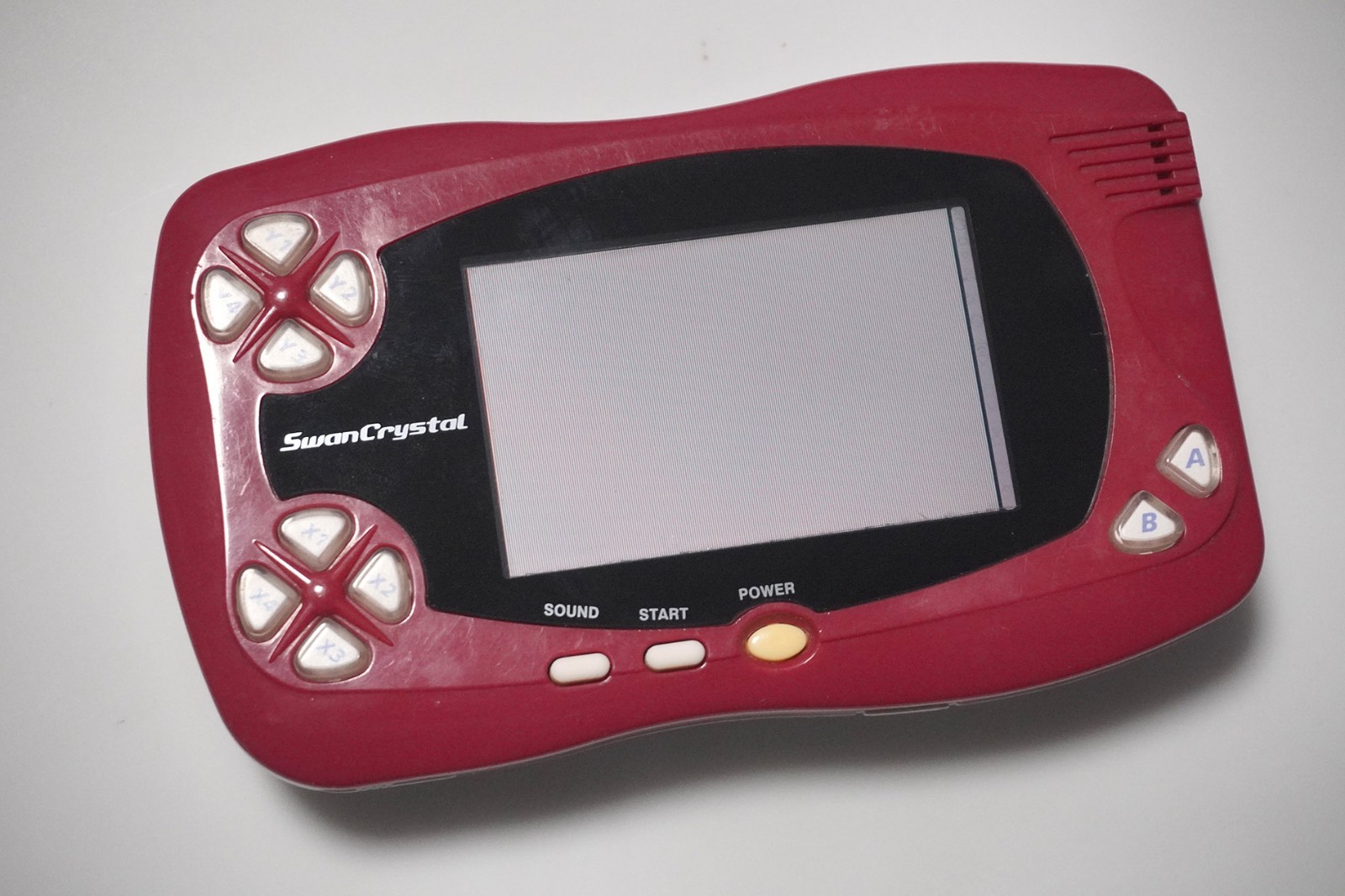 Wonder Swan Crystal handheld console red Japan WondeSwan system US Seller