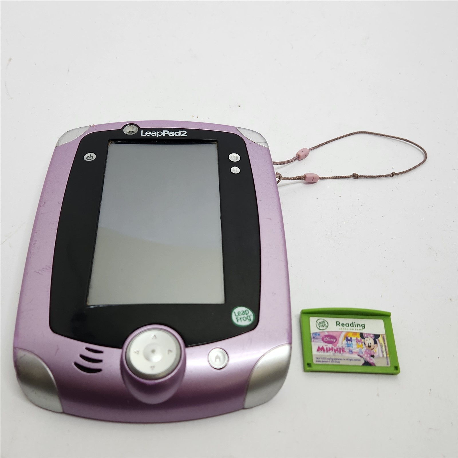 Leap Frog LeapPad 2 Learning System Purple Console & Minnie Game Leap Pad