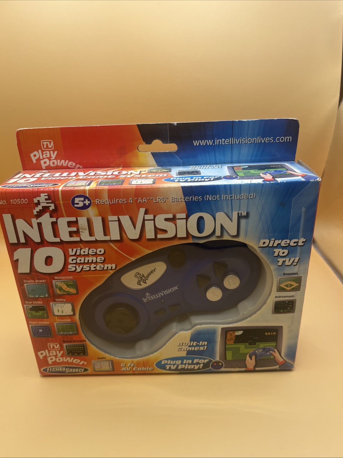 2003 Intellivision 10 Video Game System Plug in and Play Controller Electronics