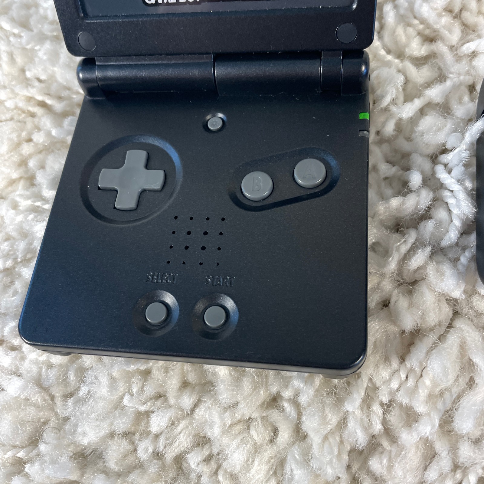 Nintendo Gameboy Advance GBA SP Handheld System Console Onyx Black Model AGS-001