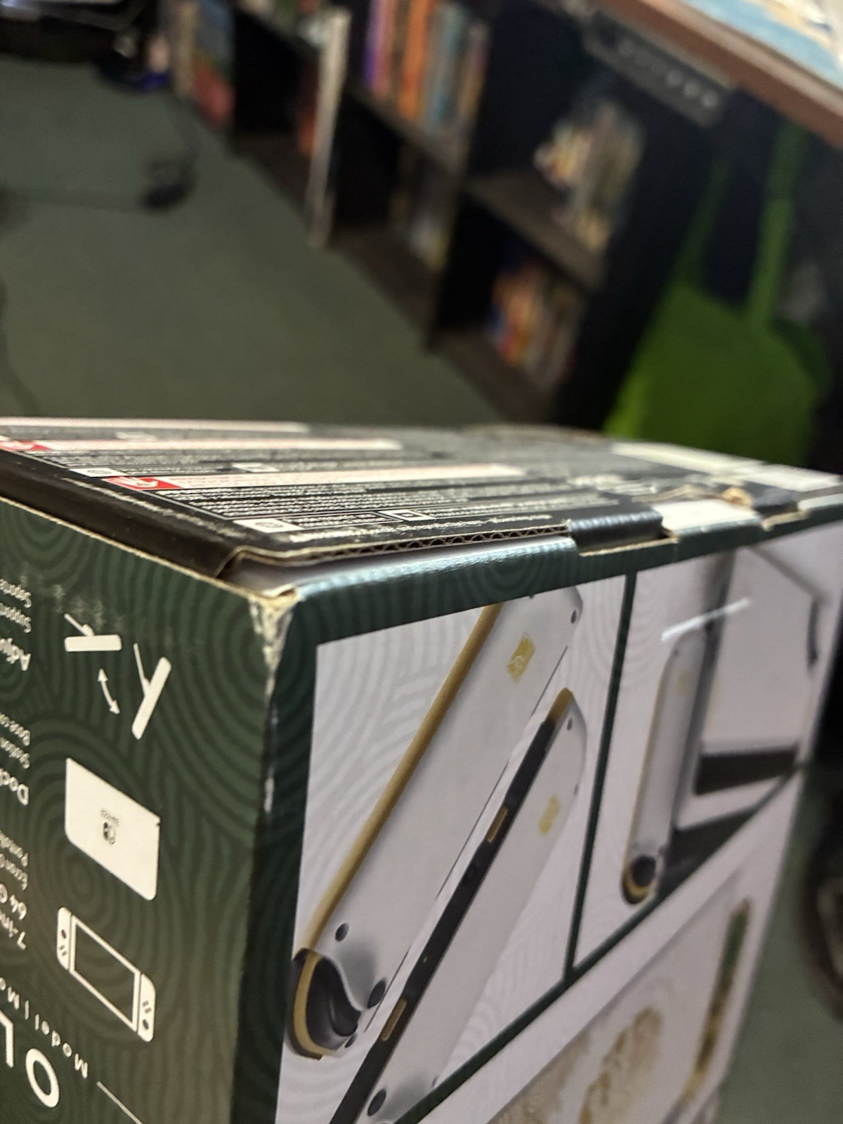 Nintendo Switch Console Zelda Edition Box – EMPTY PACKAGING ONLY