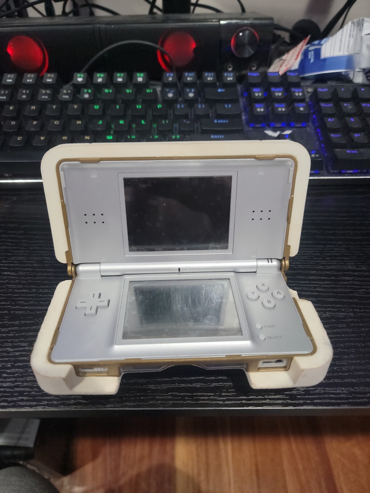 Nintendo DS Lite Launch Edition Silver Handheld System