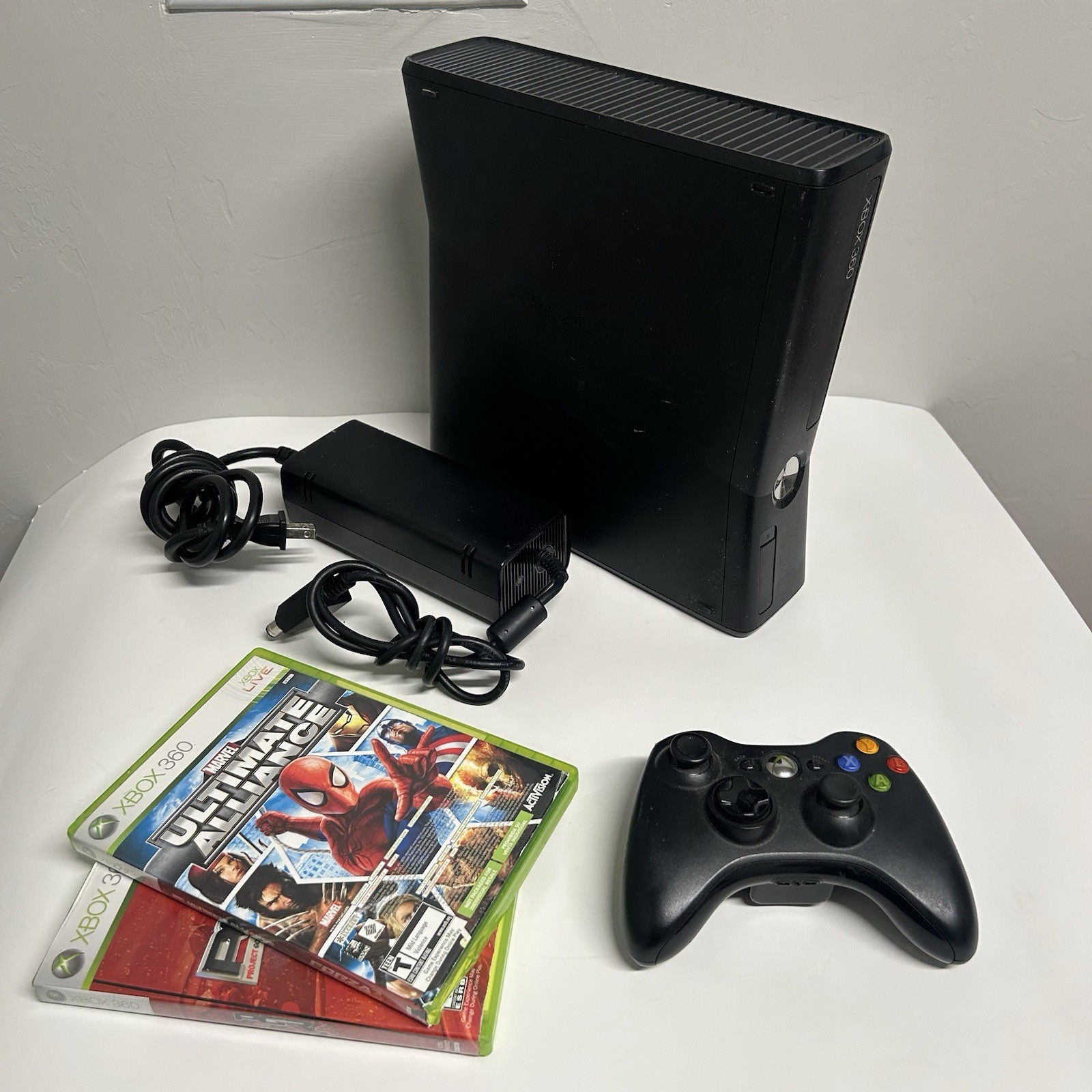 Microsoft Xbox 360 S Slim Black Video Game Console System Bundle Tested