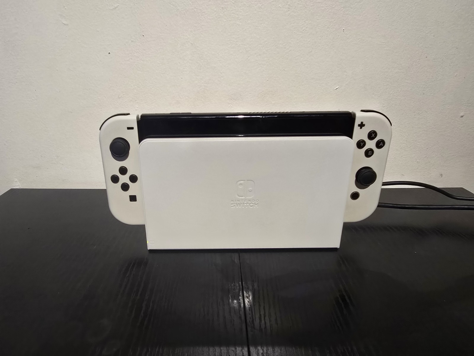 Nintendo Switch White OLED Handheld Console (HEG-001) Complete 3rd Party Con