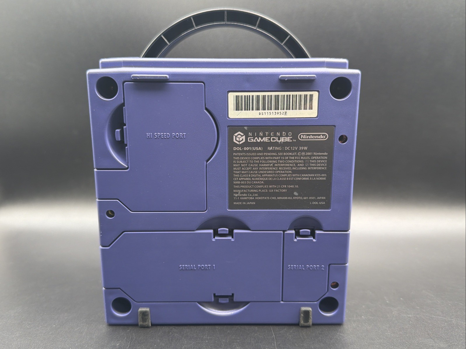 Nintendo GameCube Indigo DOL‑001 Console Bundle •NEW BATTERY!• Tested Working