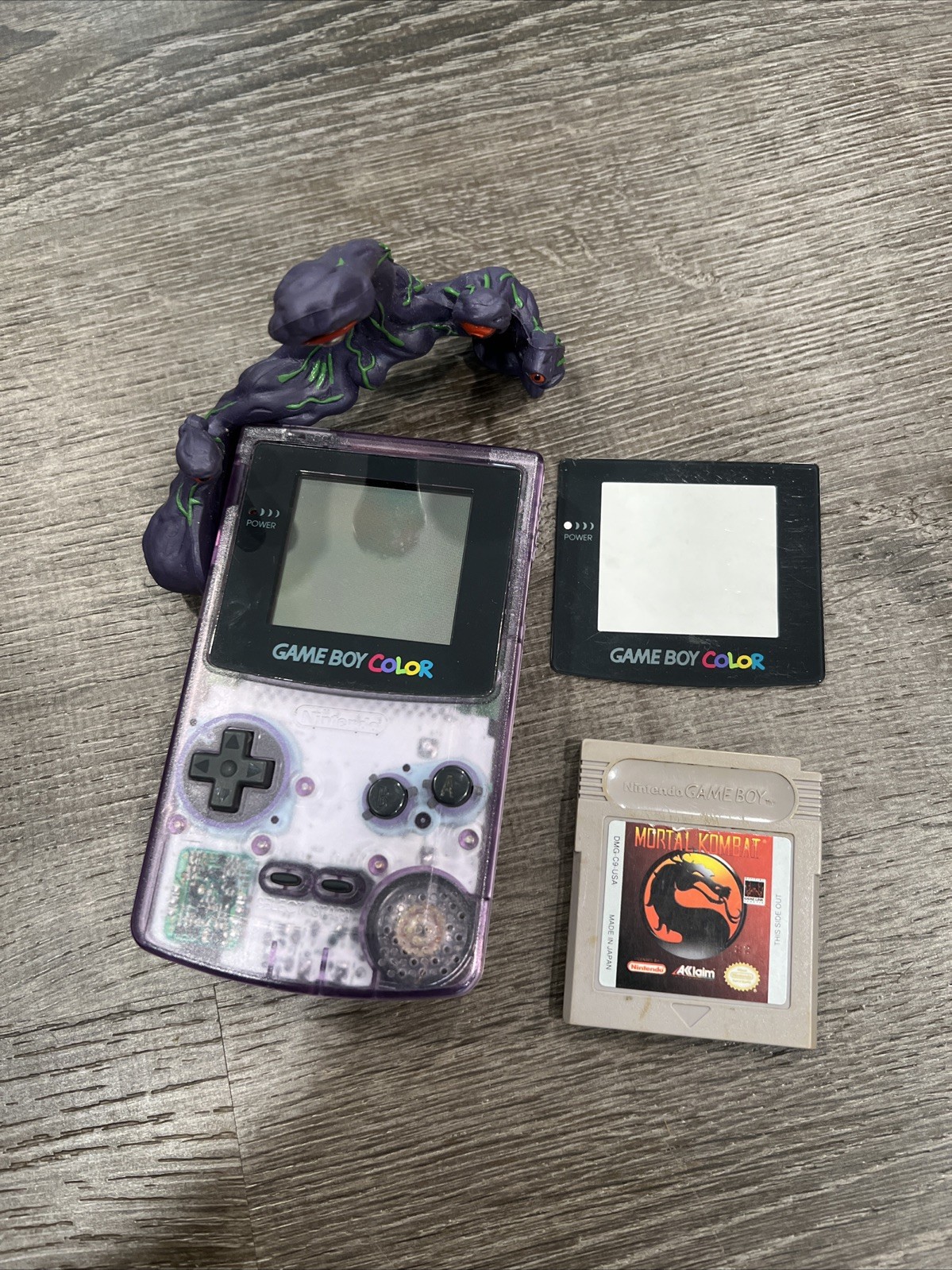 Nintendo Game Boy Color Handheld System Atomic Purple, CBG-001 Mortal Combat