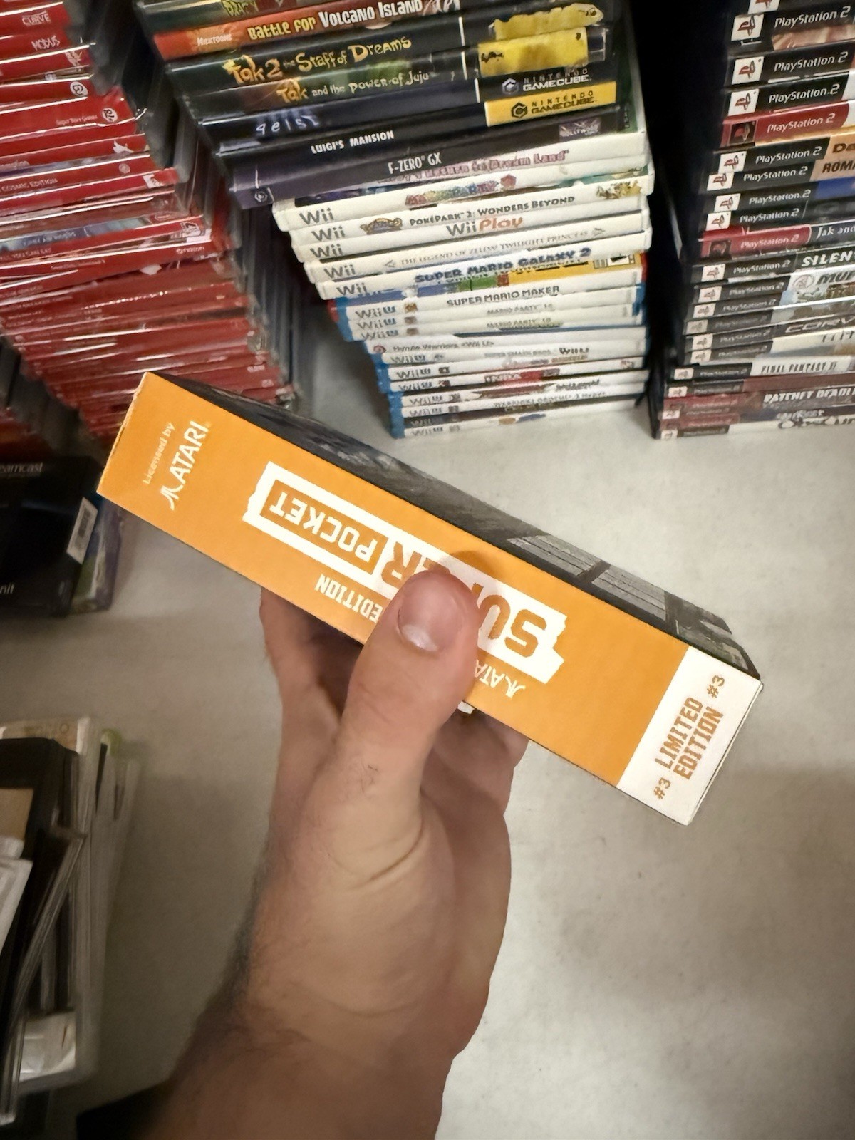 Hyper Mega Tech Limited Edition Atari Super Pocket (Evercade) Open Box! US