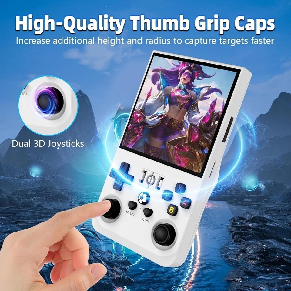 R36S R40S PRO Handheld Video Game Console 30000 Games 3.5 Inch Screen