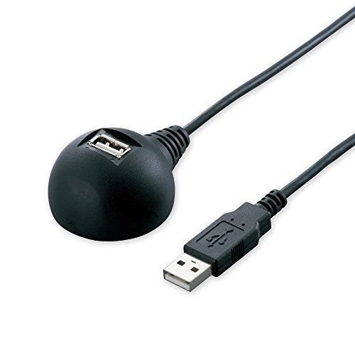 BUFFALO USB Extension Cable 2.0 Compatible with Stand 2.0m Black BSUC20EDBKfrom