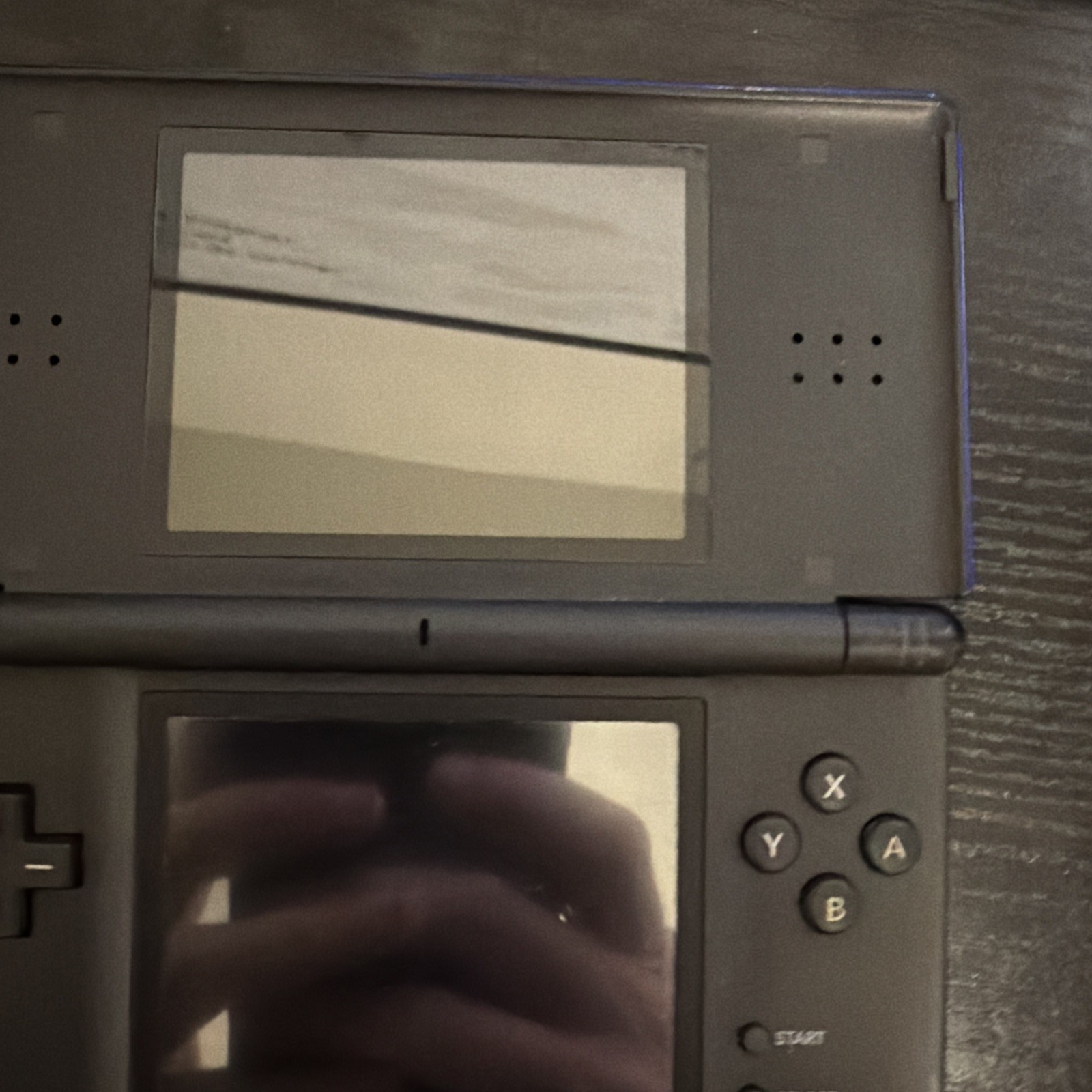 Nintendo DS Lite Handheld System – Cobalt/Black Bad Hinge